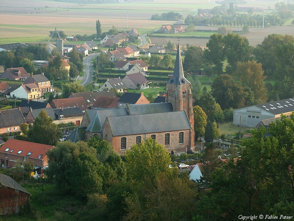 Photo aérienne de Oudezeele - Nord (59)